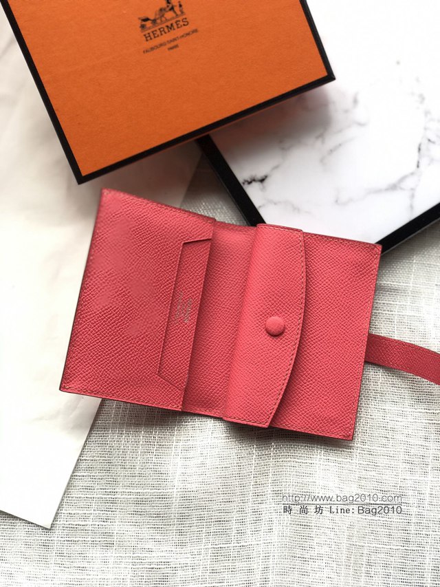 Hermes零錢包 愛馬仕卡包 唇膏粉  tdh2052